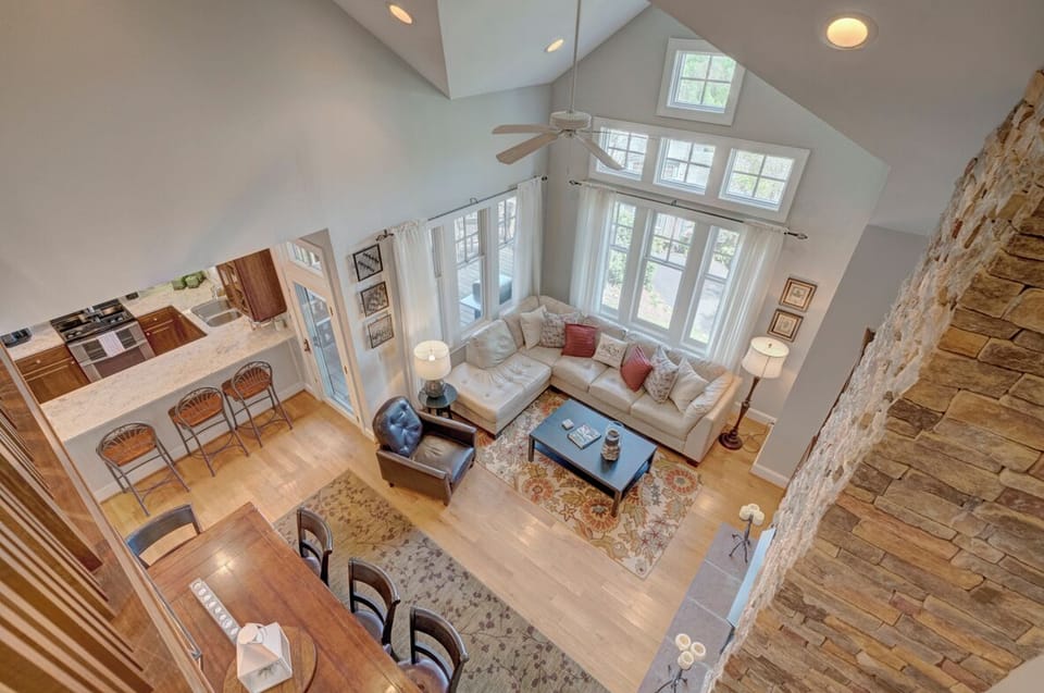 Living Room--- View from Loft Area