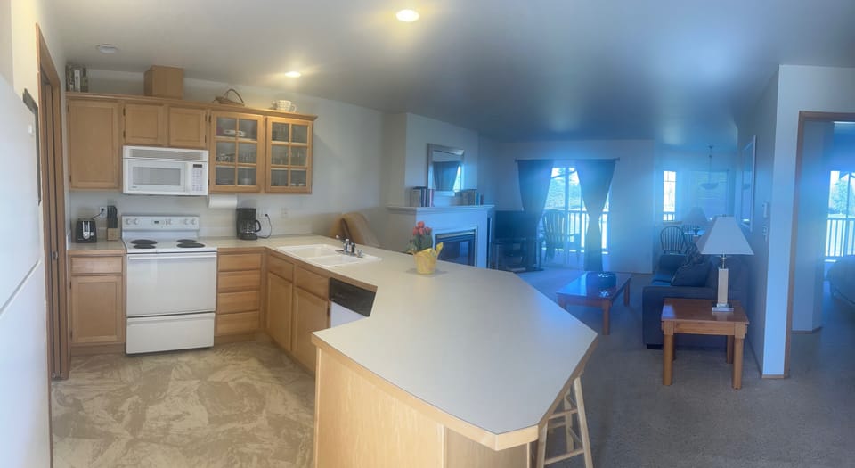 Kitchen & Living Room
