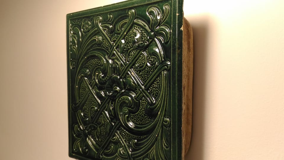 stove tile , decoration  