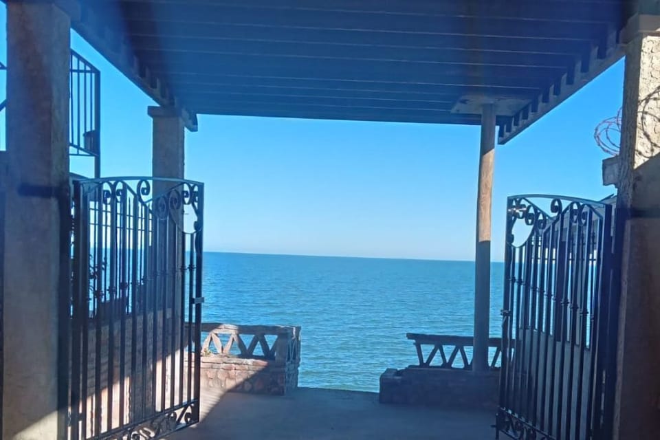 Step from Casa Habana in San Felipe BC Mexico directly onto the sand — no streets to cross, just ocean at your doorstep.