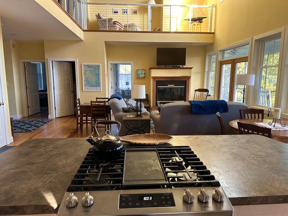 View from kitchen