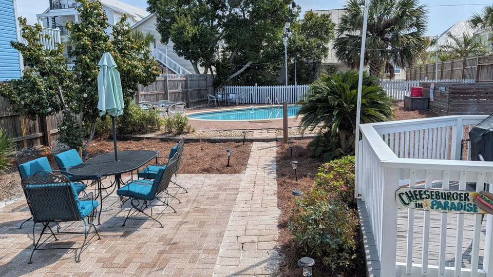 NEW patio for you to relax and enjoy!  Tiki bar is in the plan for the future.