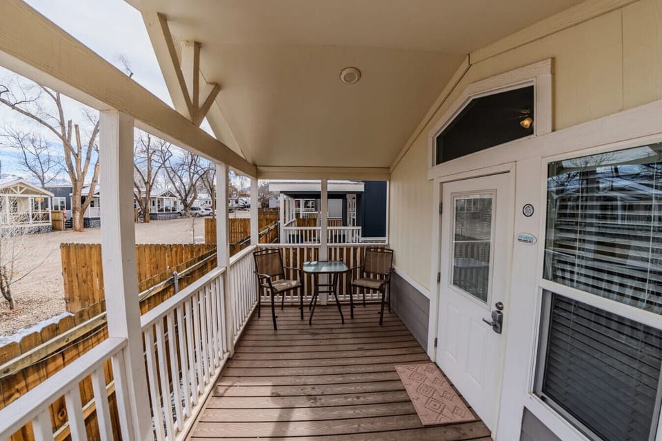 Patio seating area