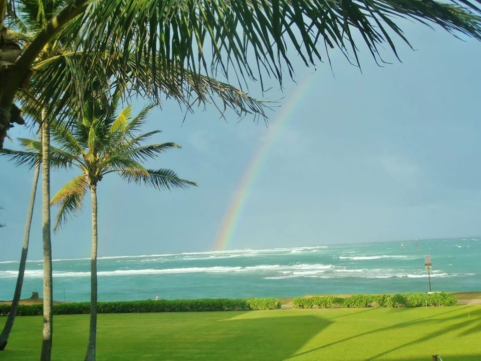 Expect a lot of these.  Yes this is your view from the lanai!