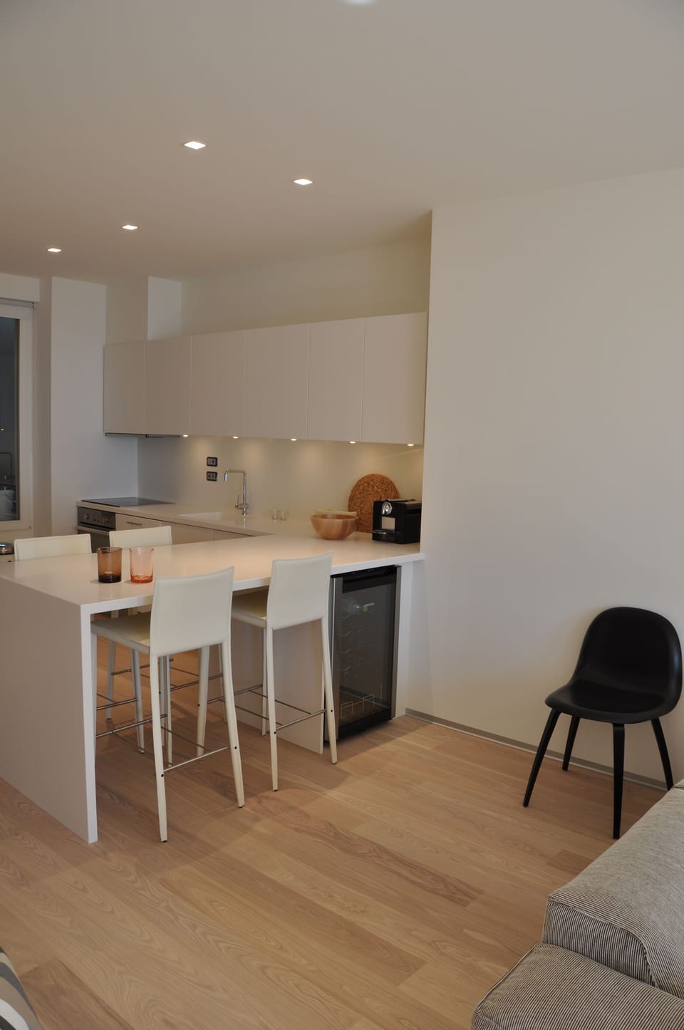 Large kitchen with all facilities and dining / work space for 4 persons