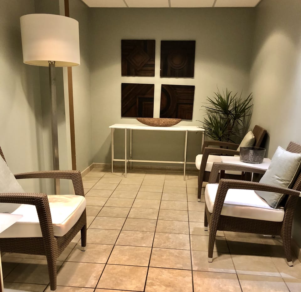 Womens and Mens rooms