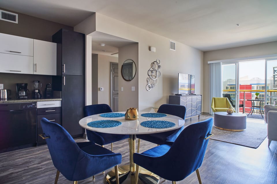 Elegant dining area
