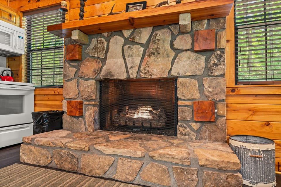 Fireplace, Indoors, Hearth, Appliance, Microwave