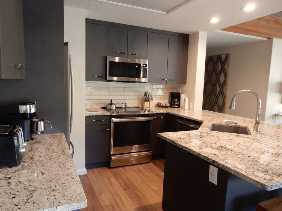 Indoors, Kitchen, Microwave, Oven, Sink