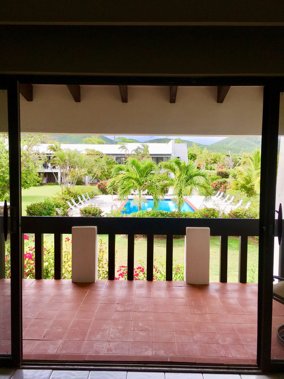 Your master bedroom view! Just open the doors and let the Caribbean breeze in!
