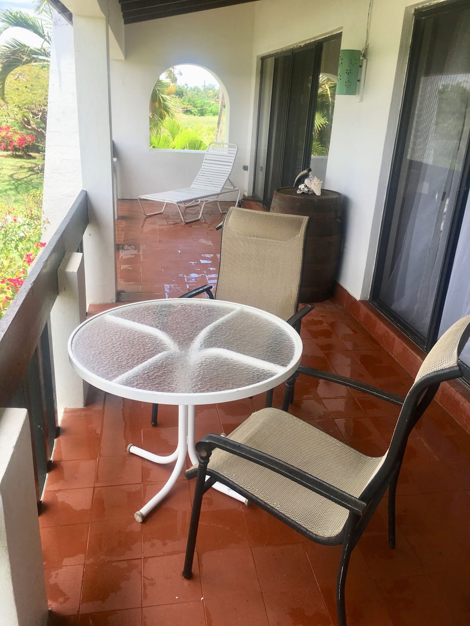 You spacious private balcony to relax on after a busy day!
