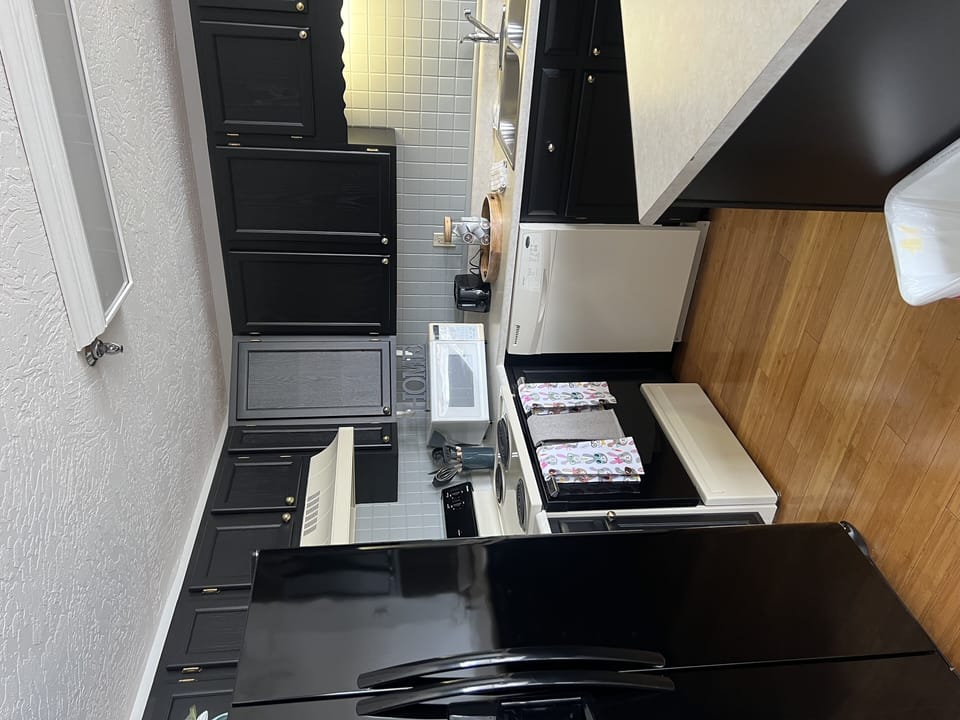 Indoors, Kitchen, Refrigerator, Microwave, Oven