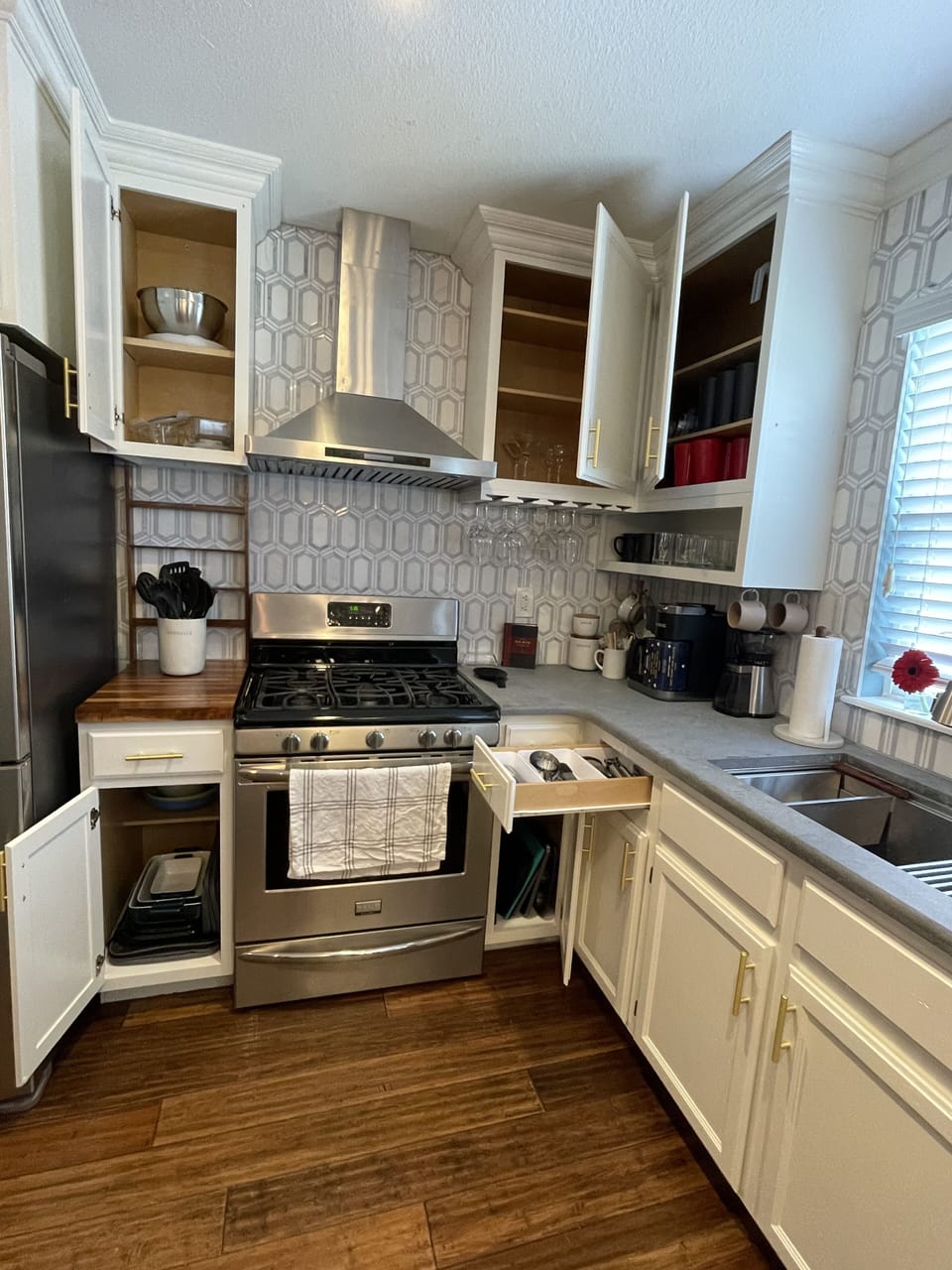 Newly remodeled kitchen
