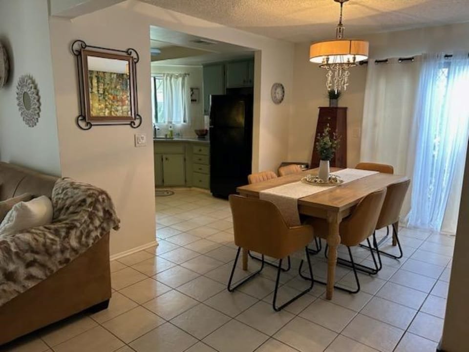 Dining Room in Boho Chic Style
