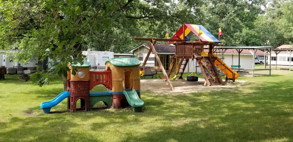 Playground at Little Toad Lake Campground available for your use.