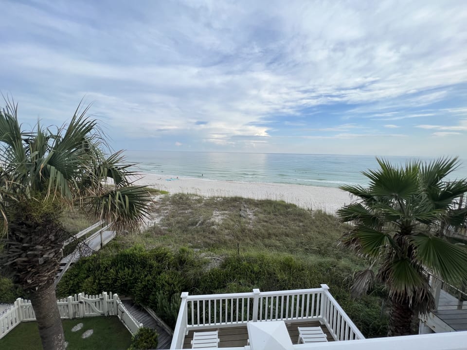 view from master bedroom deck