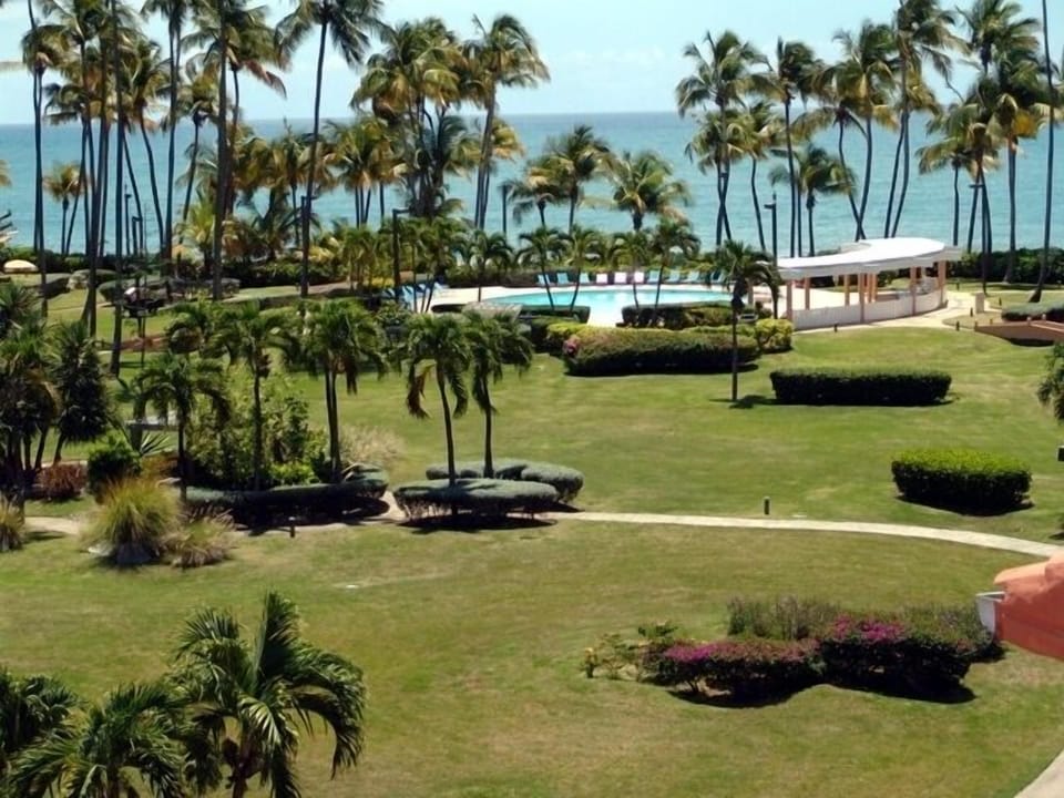 Pool and Beach Area in Crescent Cove