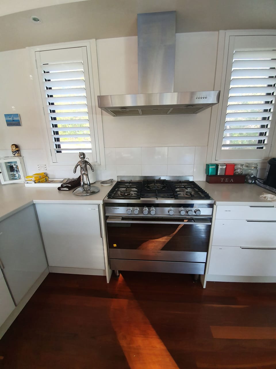  Double oven with gas cook top 