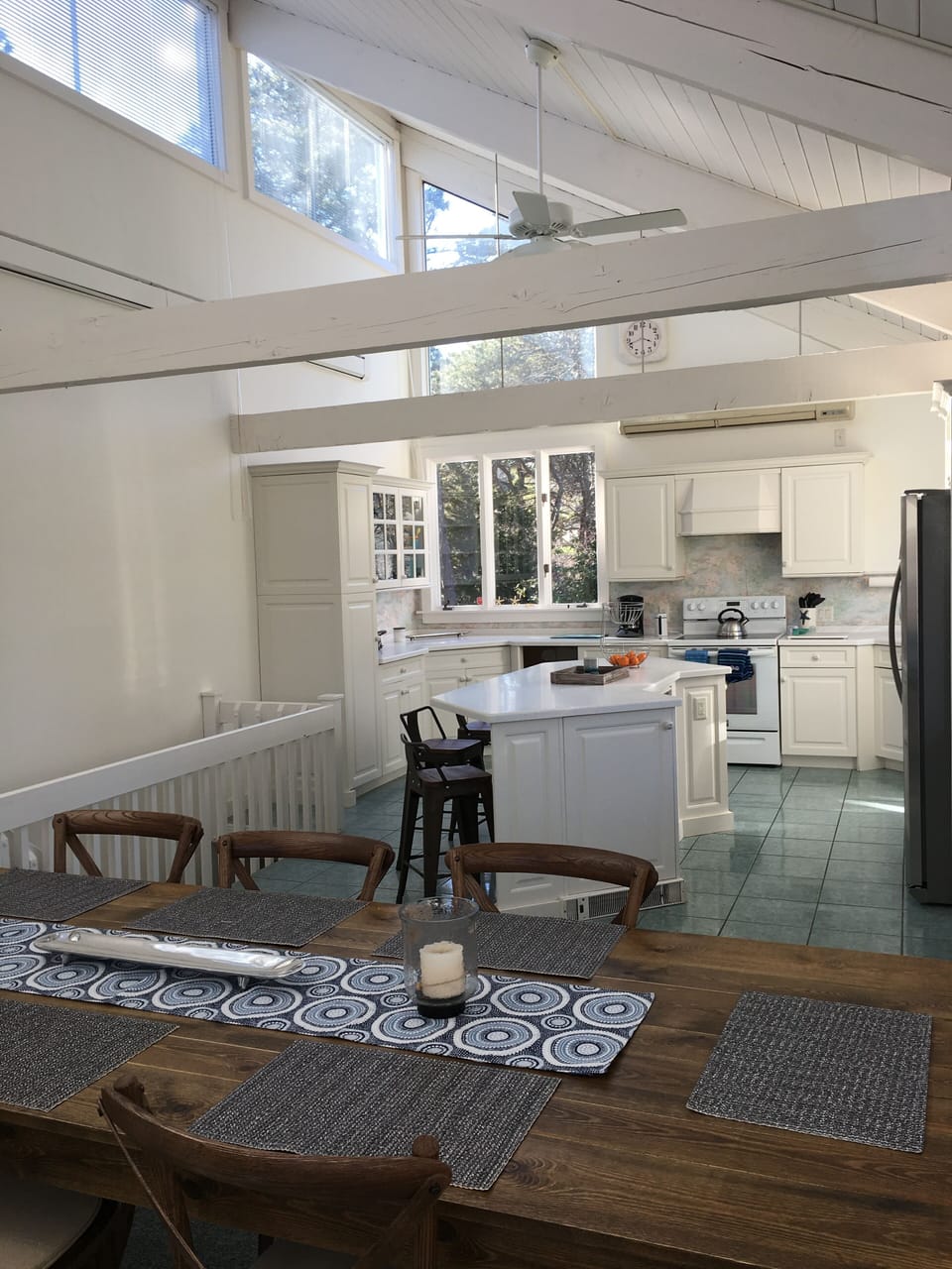 Open dining/kitchen area is a great place to gather