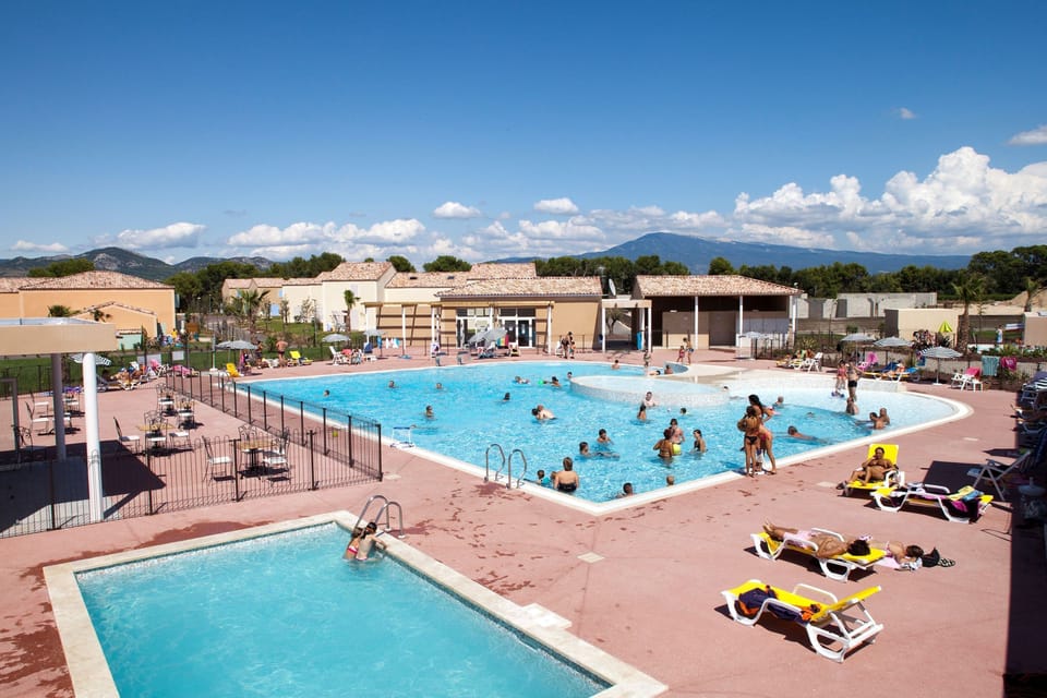 Spend time with family and friends in the outdoor pool during the summer.