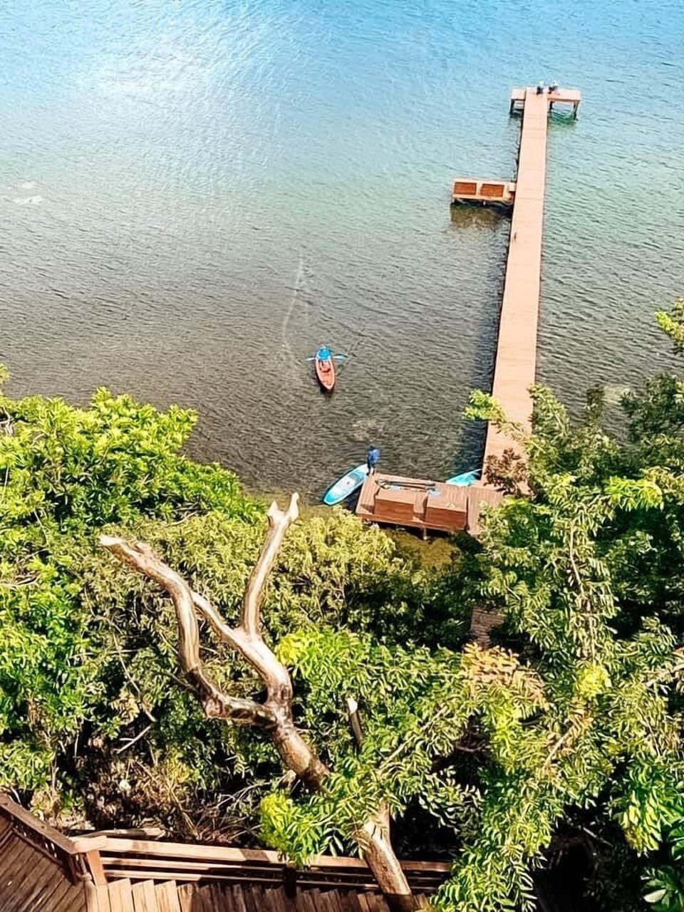 Enjoy kayaking over the crystal clear water