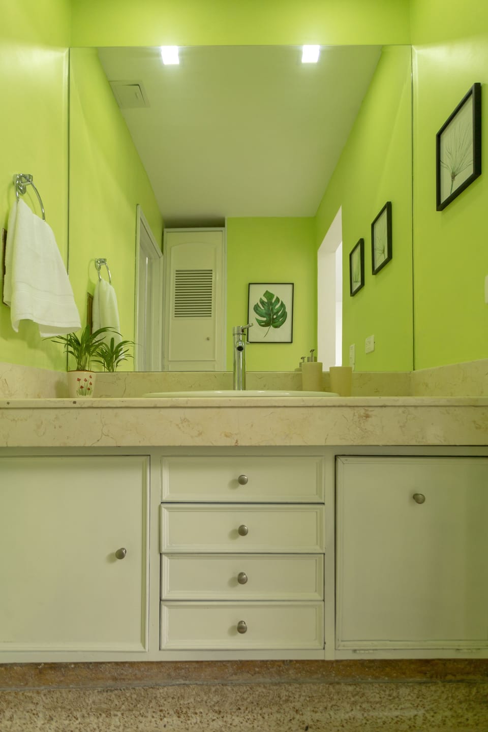 1st bathroom -  Sink and mirror area