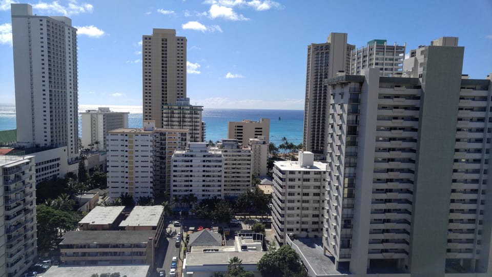 View straight ahead from lanai