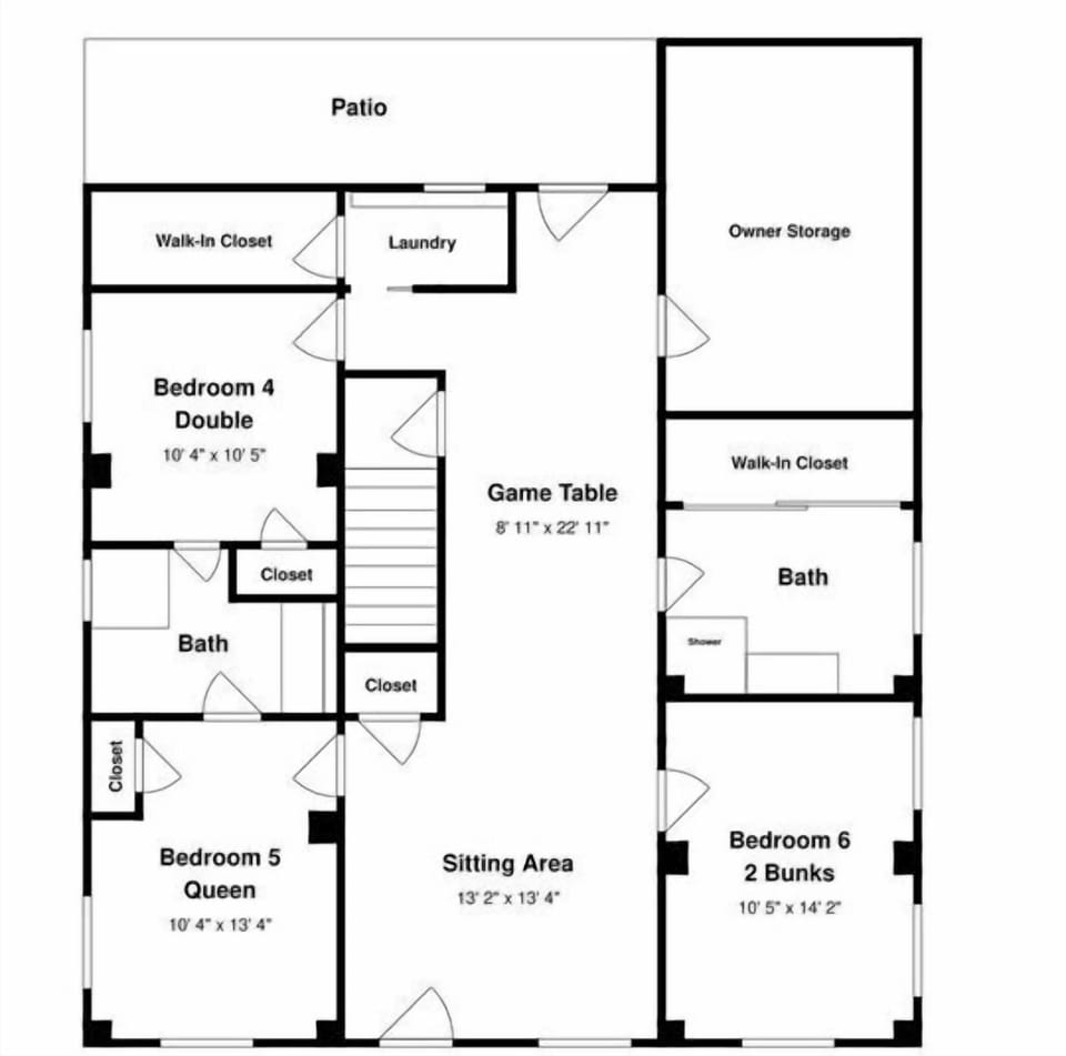 Floor Plan - Henrys Hideout 2 Ground Floor