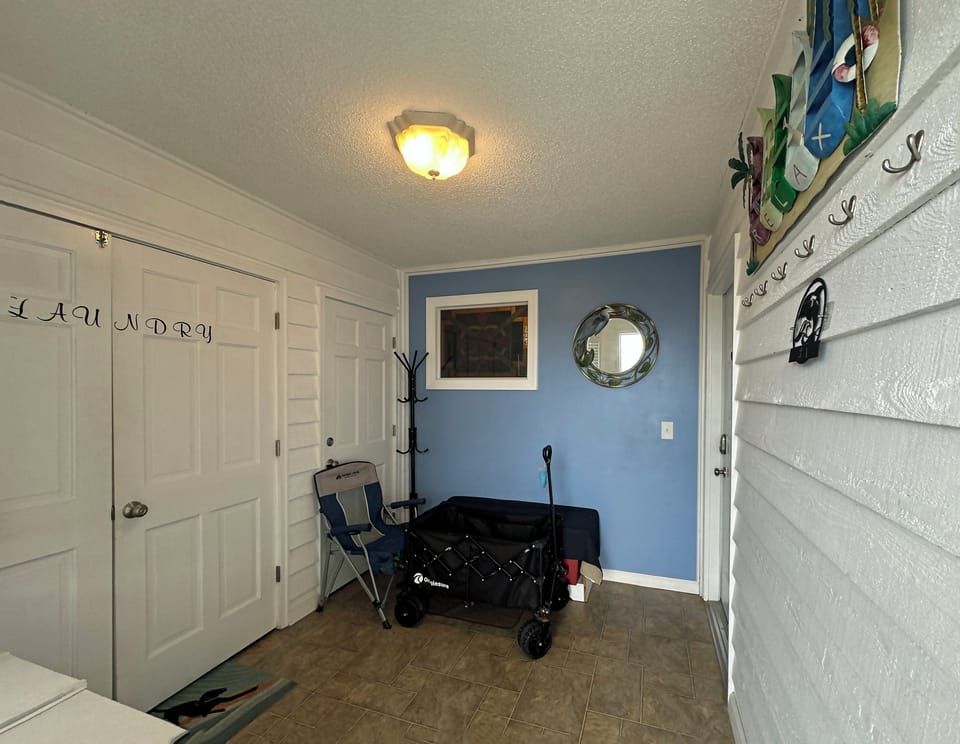 Entry Foyer (kick off the flip flops & store beach items)