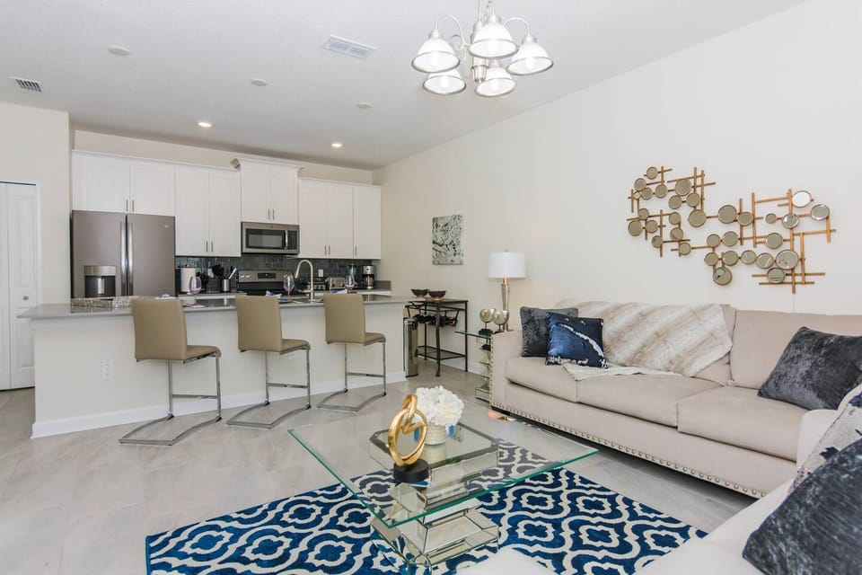 Living Room and Kitchen Open 
