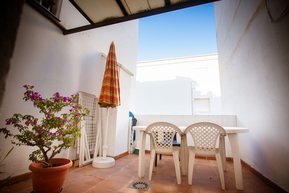 Terrace next to the kitchen