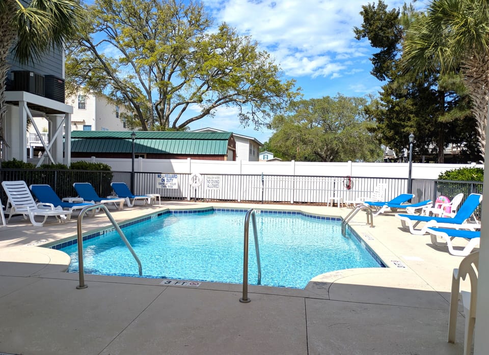 Enjoy swimming in the community pool!