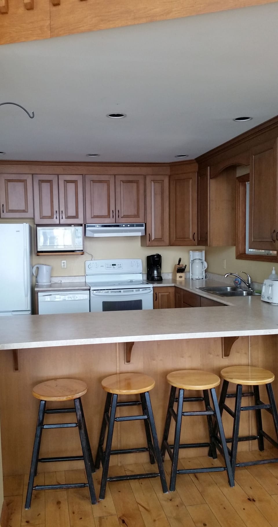 Breakfast bar.