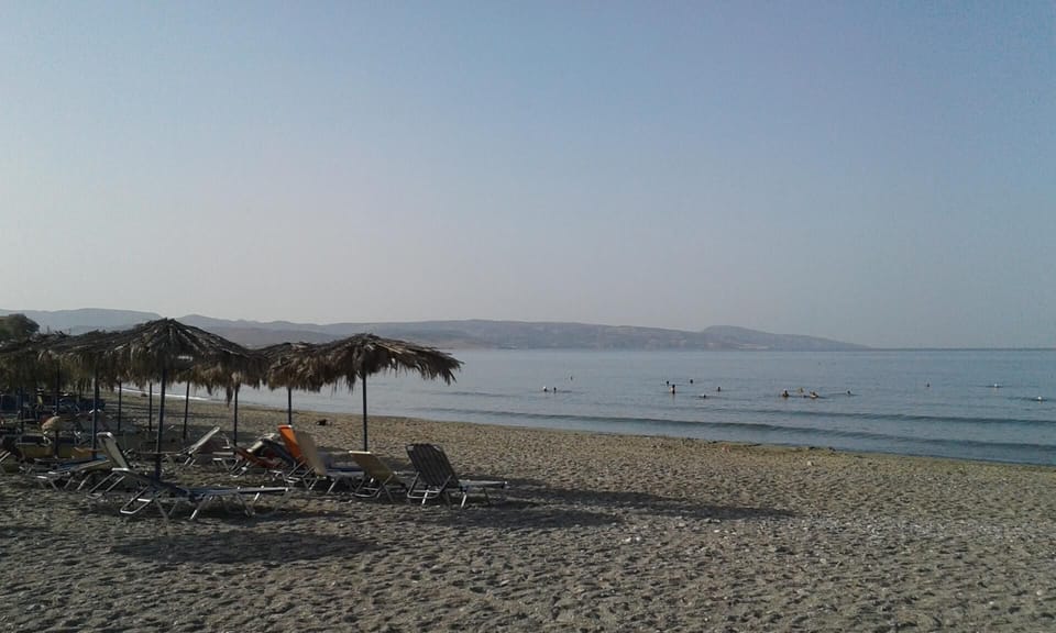 Kokkinos Pirgos - beach - morning swim
