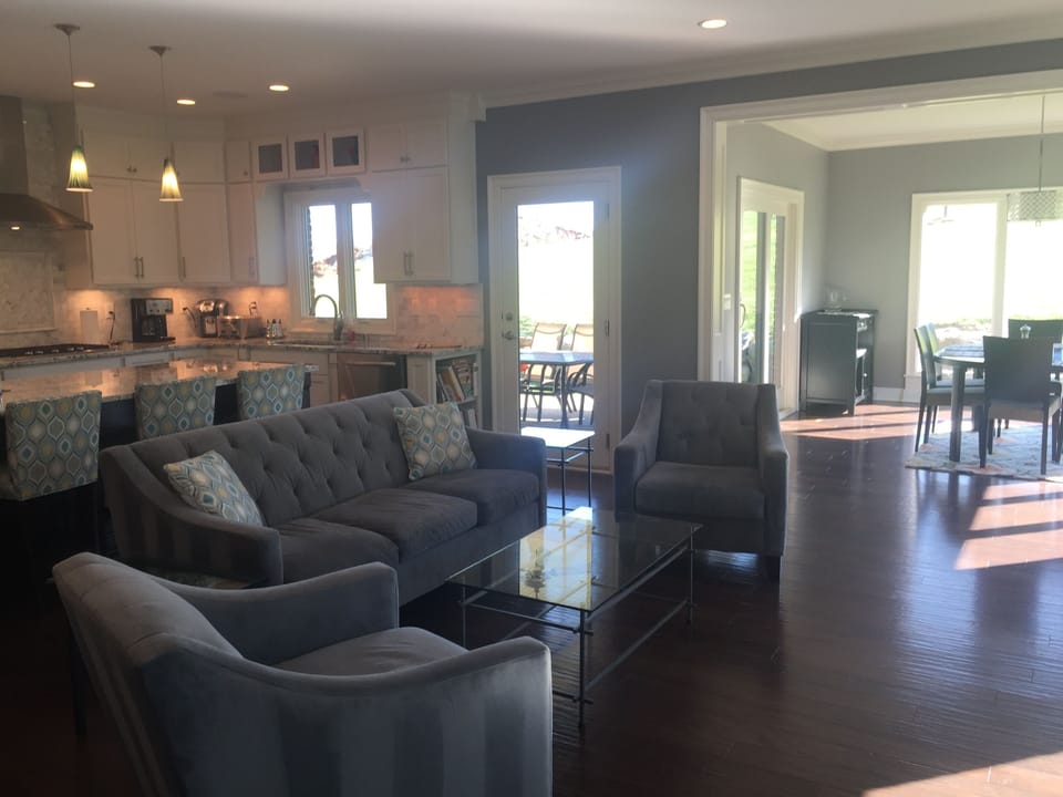 hearth room open to kitchen and breakfast room