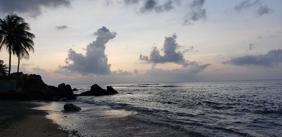 La Chata beach at sunset- less than a 5 minute walk 