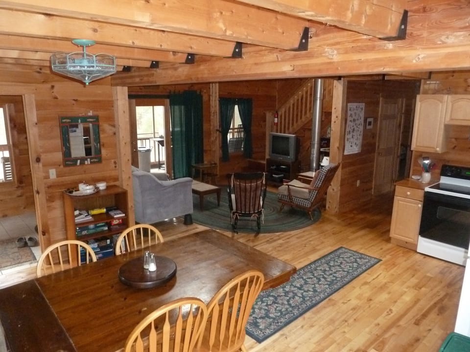 Open Kitchen and living room.