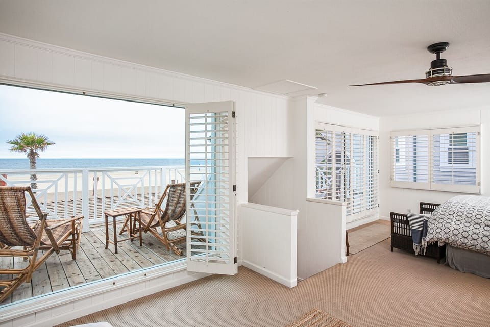 Sip coffee in the morning or wine in the evening on your private deck.