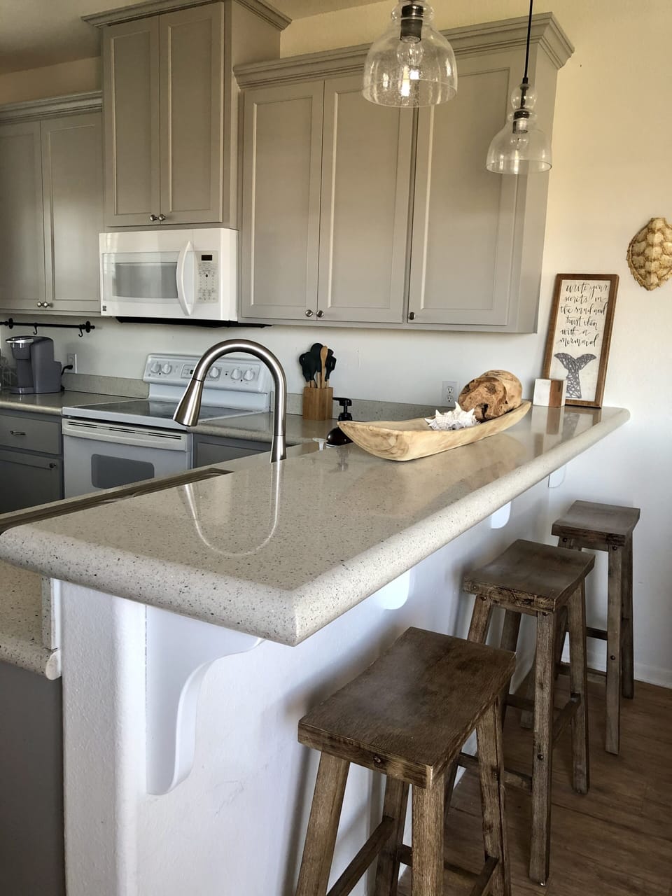 Barstools for additional seating