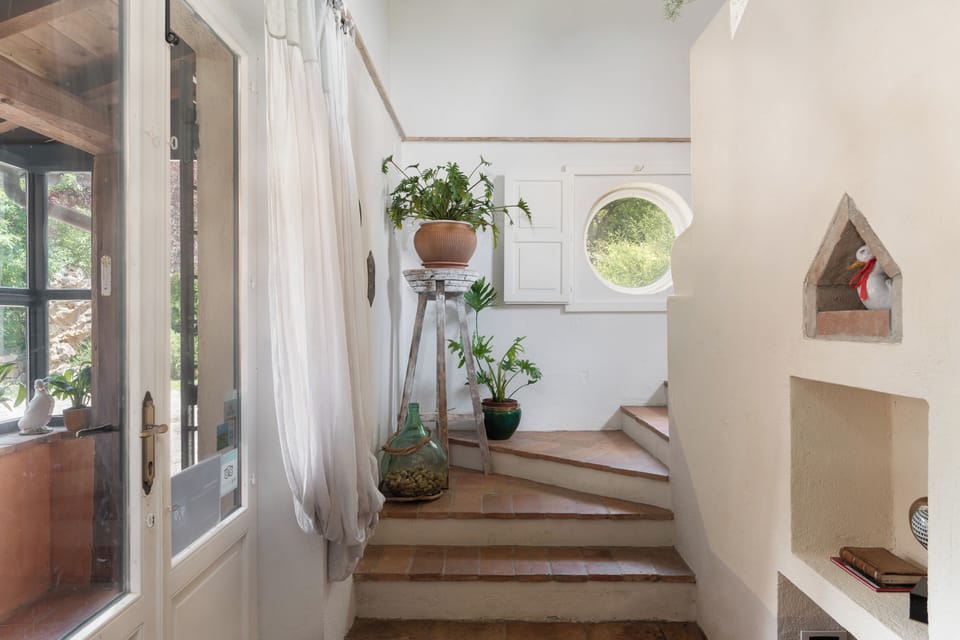 Staircase to the first floor