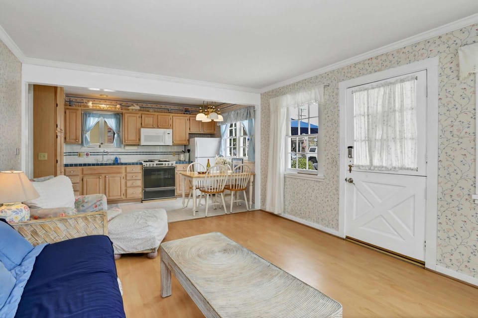 Grandma's cottage is just as she planned it!  The living room/dining room are all in a great room and space for everyone!