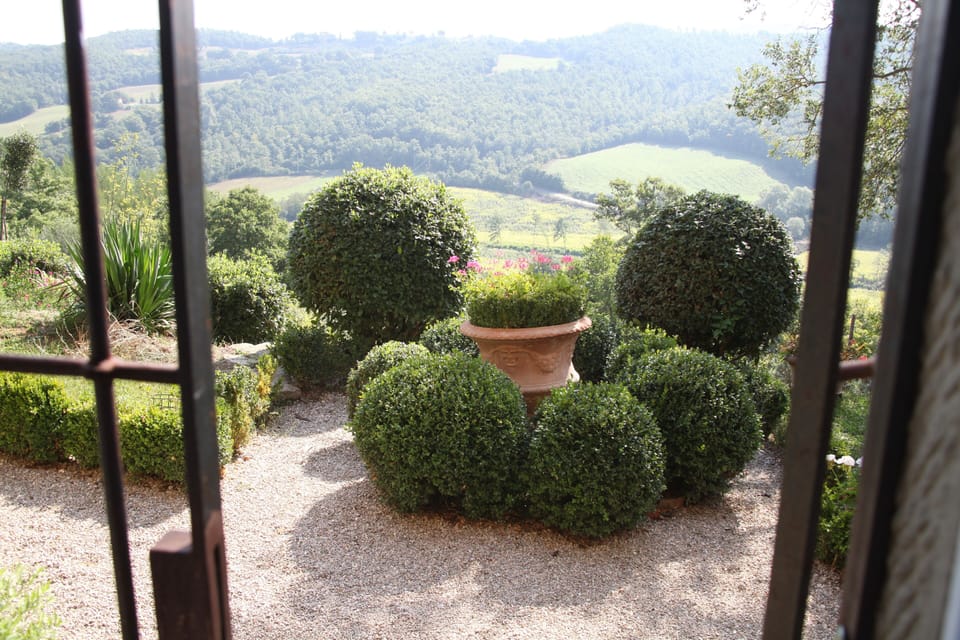 View from front door sweeping over the valley, like a cinema screen picture!
