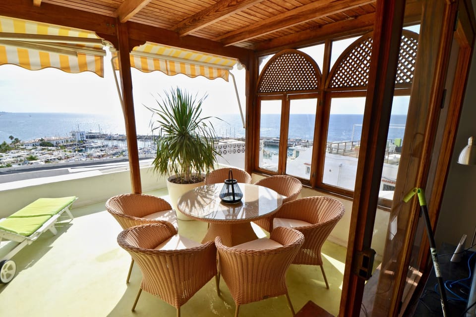 Dining area on the terrace