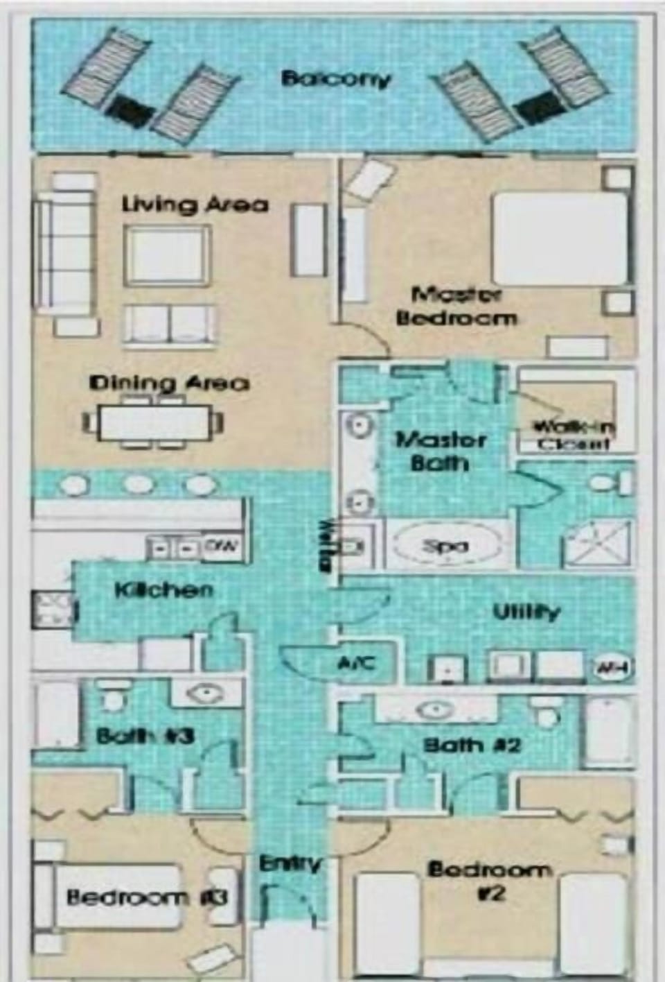 3 Bedroom Floor Plan