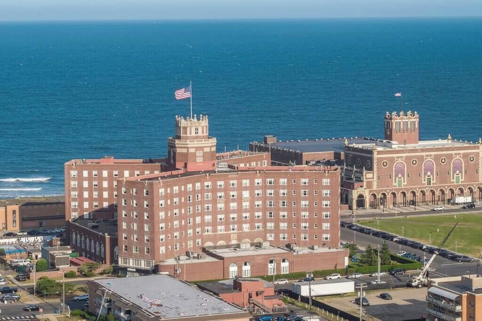 View of the Berkeley Carteret Hotel and Convention Hall.