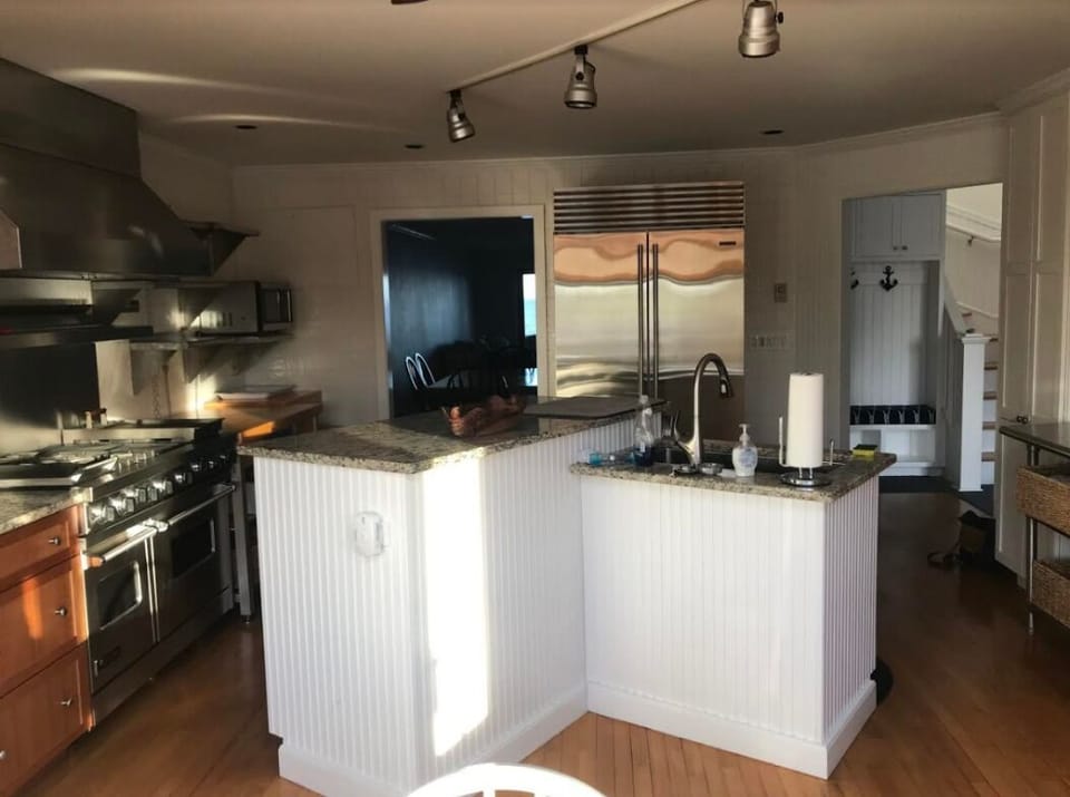 Kitchen with Subzero Refrigerator