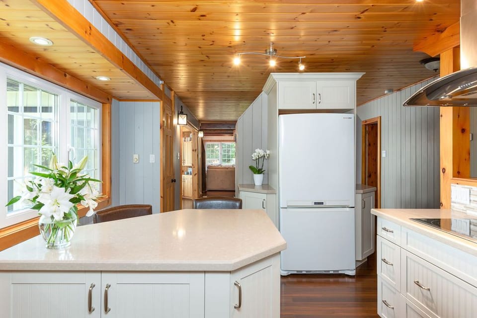 Kitchen with TWO fridges and Fully Stocked with Small Appliances & Utensils 