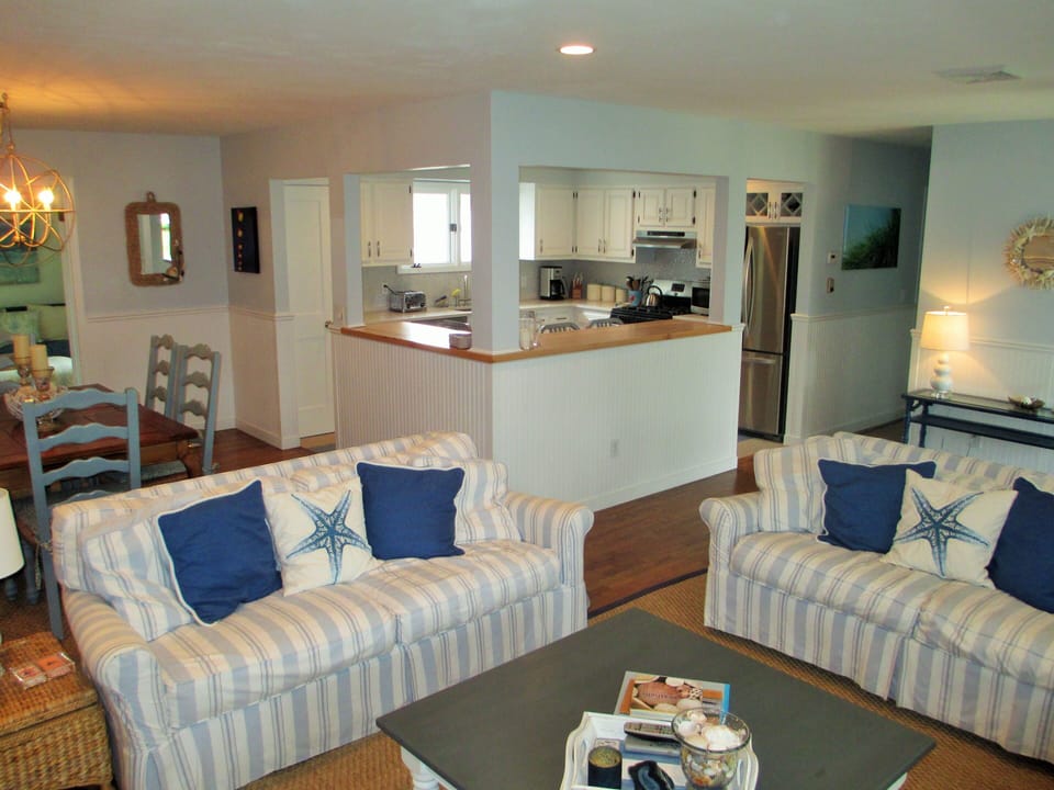 Living Room and Kitchen flow together