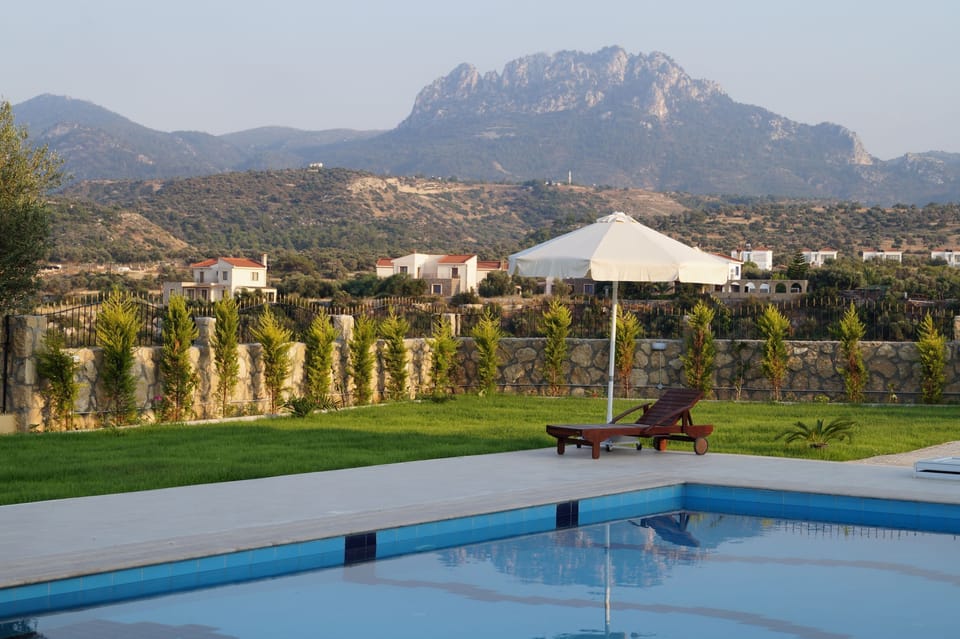 Villa Caretta has best view anywhere in Cyprus of the famous "five-fingers"mount