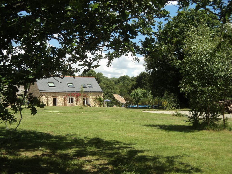 The cottages private gardens.